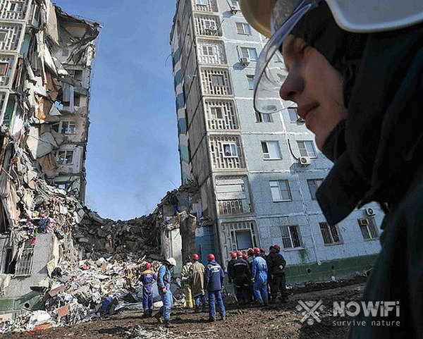 Действия при обрушении здания (завала)