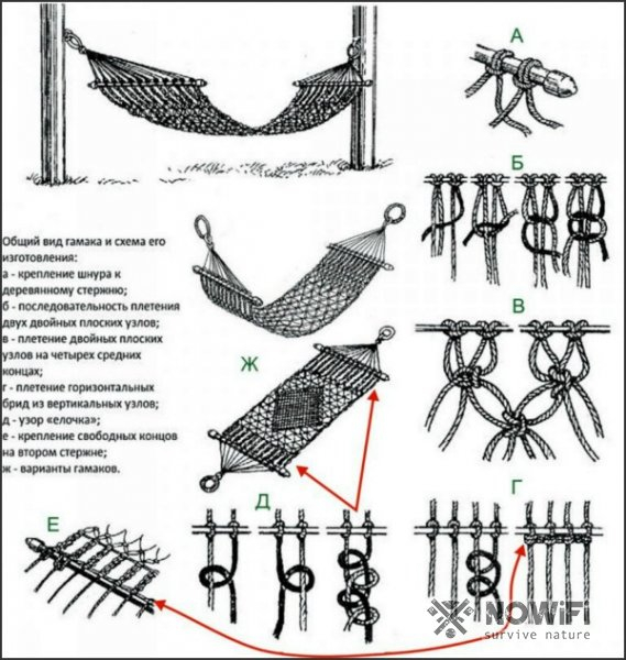 Гамак своими руками