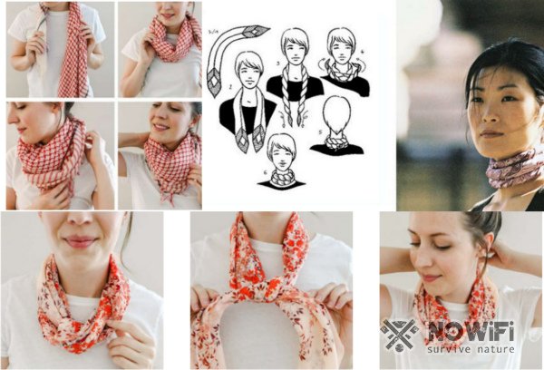 Как приятно повязать шарф на шее
