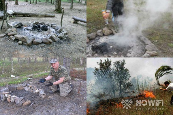 Как вести себя при лесном пожаре