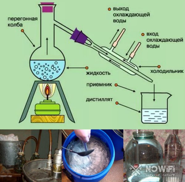 Очистите самогон молоком